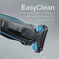 Braun Solo Series 5: 5018S Wet & Dry Electric Shaver with Precision Trimmer, Blue
