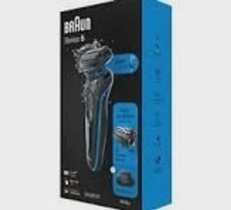 Braun Solo Series 5: 5018S Wet & Dry Electric Shaver with Precision Trimmer, Blue