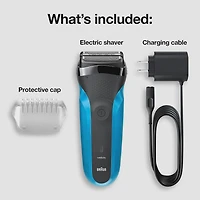 Braun Series 3 310s Wet & Dry Electric Shaver , Blue