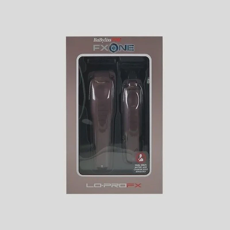 BaBylissPRO® FXONE Lo-ProFX Limited Edition Nightfall Collection Clipper & Trimmer + Dual Battery Charging PrePack
