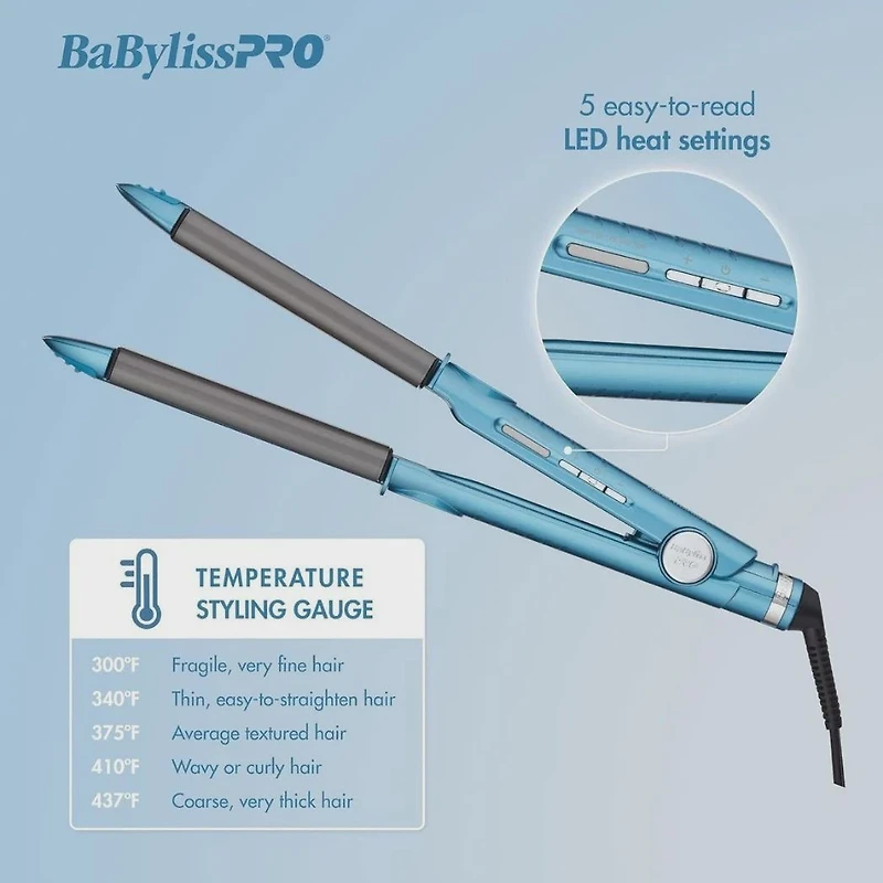 BaBylissPRO® Nano Titanium™ 1" U-Styler Iron