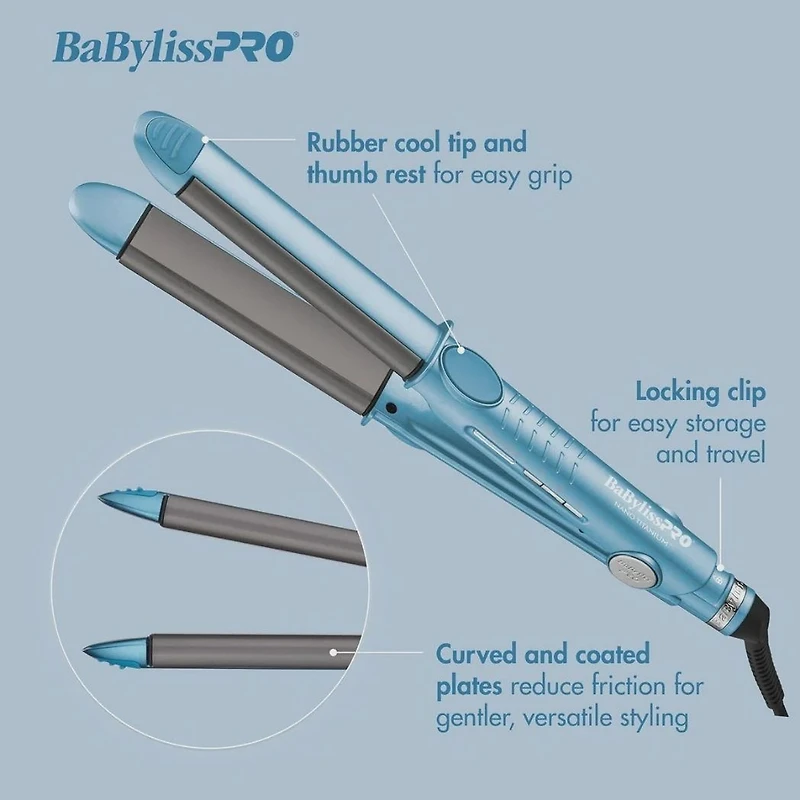 BaBylissPRO® Nano Titanium™ 1" U-Styler Iron