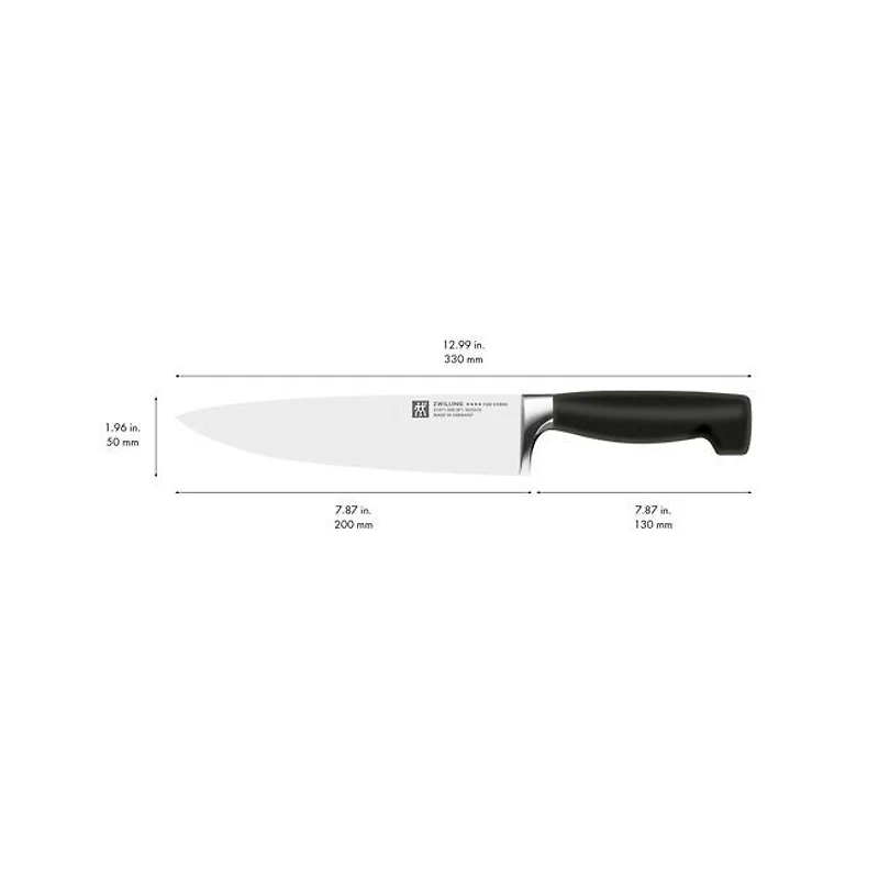 ZWILLING FOUR STAR CHEF KNIFE 200 MM