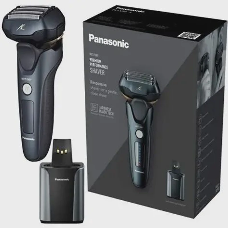 Panasonic  ESLV97-K  Arc5 5-Blade Wet/Dry Electric Shaver with Cleaning Station