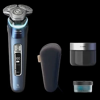 Philips  Series 9000 Electric Shaver, Wet & Dry Use, with Charging Stand, Cleaning System, S9986/55 , Black