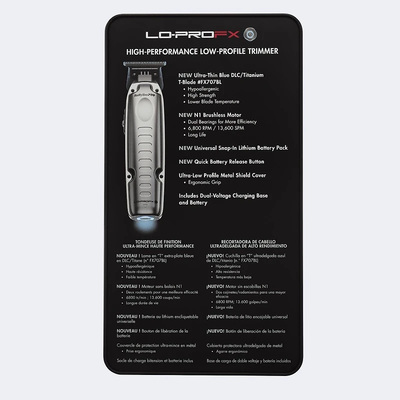 BaBylissPRO FXONE Lo-ProFX High Performance Low-Profile Trimmer  FX729