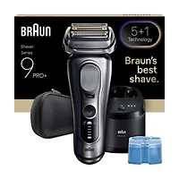 BRAUN SERIES 9  PRO PLUS  SHAVER WITH CLEANING STATION  9667CC