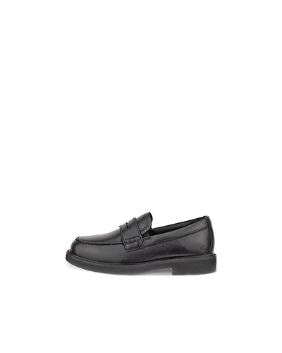 Kids' ECCO® Metropole London Leather Penny Loafer Shoe