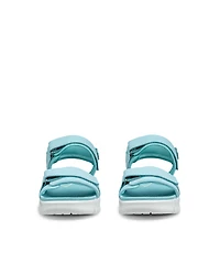 Women's ECCO® Gruuv SOL Leather Three Strap Sandal