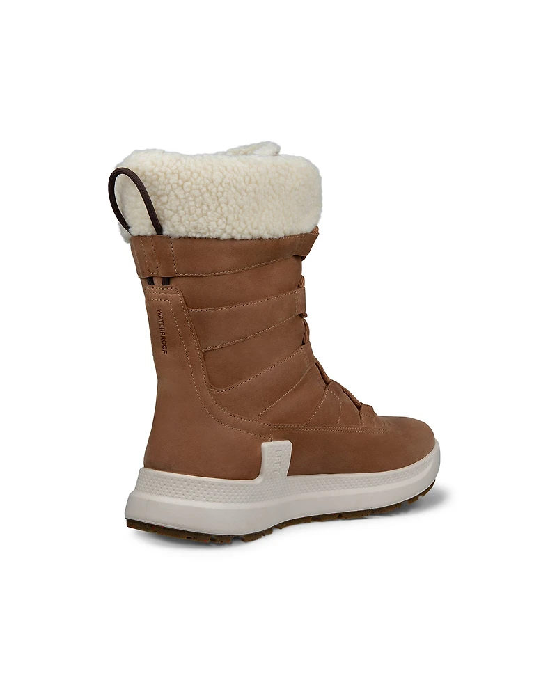 Women's ECCO® SOLICE Nubuck Waterproof Winter Boot