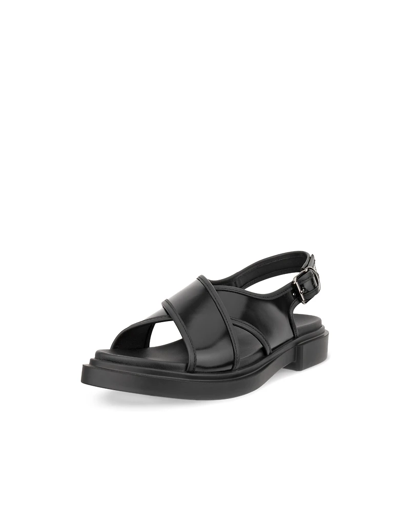 Women's ECCO® Metropole Seoul Leather Slingback Sandal