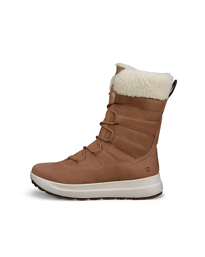 Women's ECCO® SOLICE Nubuck Waterproof Winter Boot