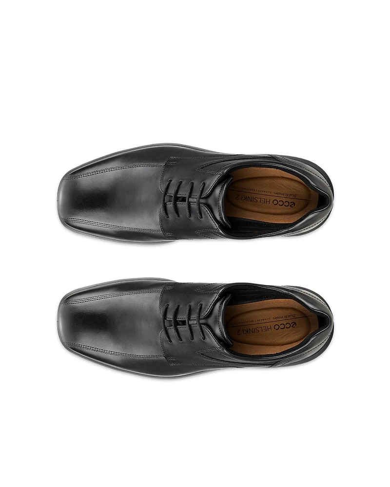 Men's ECCO® Helsinki 2 Leather Bike-Toe Derby Shoe