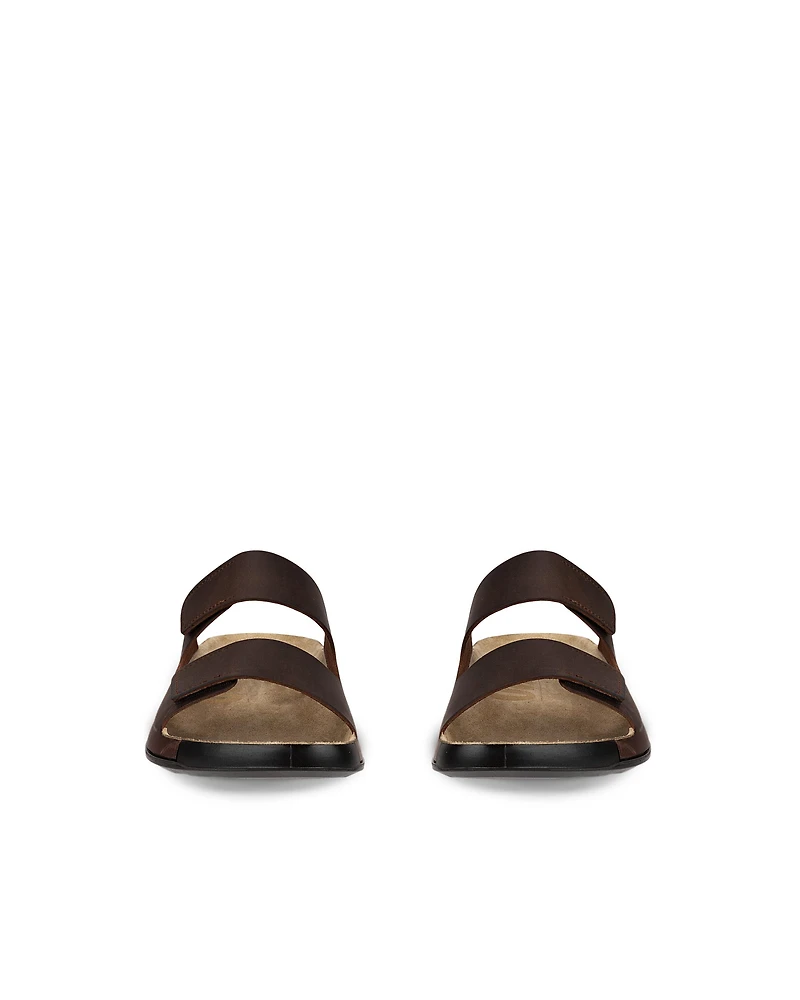 Men's ECCO® Cozmo Nubuck Two Strap Sandal