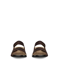 Men's ECCO® Cozmo Nubuck Two Strap Sandal