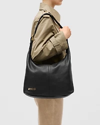ECCO® Soft Pebbled Leather Medium Hobo Bag