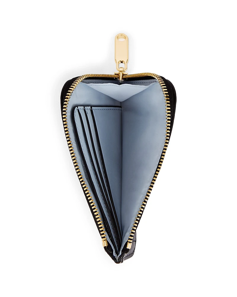 Women's ECCO® Zipped Pebbled Leather Card Case