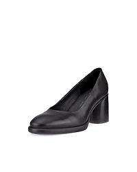 Women's ECCO® Sculpted LX 55 Leather Block-Heel Pump