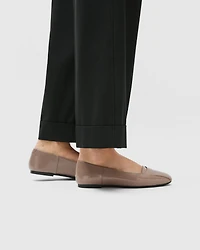 Women's ECCO® Margot Leather Ballerina Flat