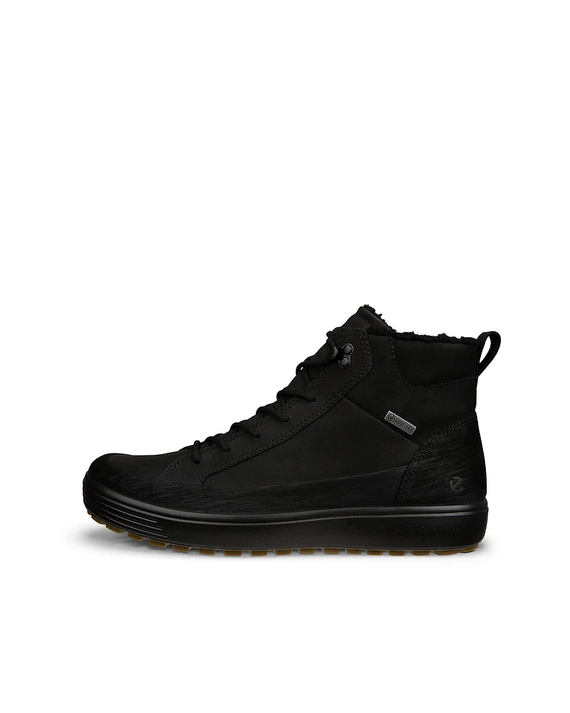 Men's ECCO® Soft 7 Tred Leather Gore-Tex High-Top Boot