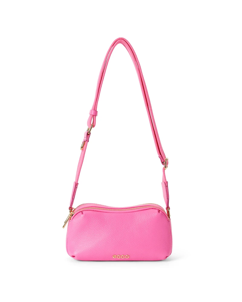 ECCO® Camera Leather Curve Crossbody Bag