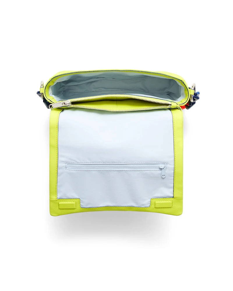 ECCO® Large Chain Soft Leather Pinch Crossbody Bag