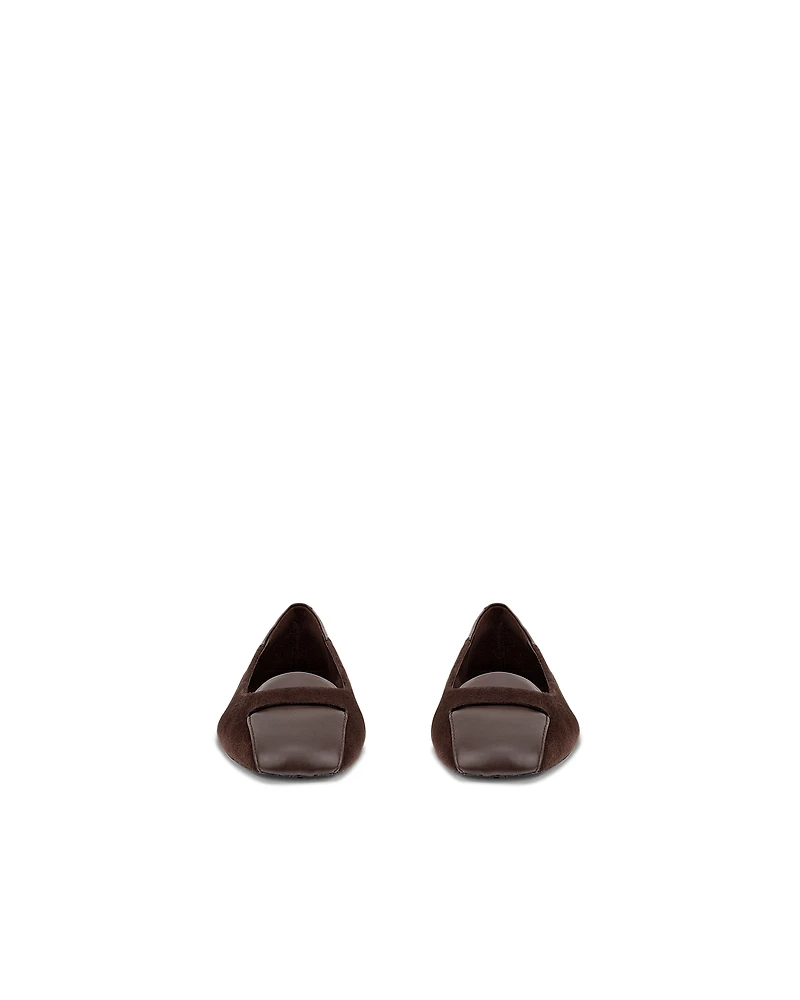 Women's ECCO® Margot Suede Ballerina Flat