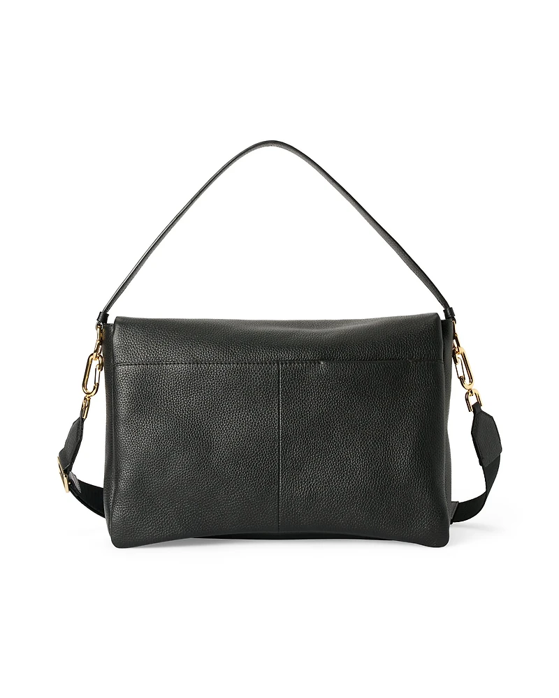 ECCO® Extra-Large Pinch Leather Handbag & Shoulder Bag