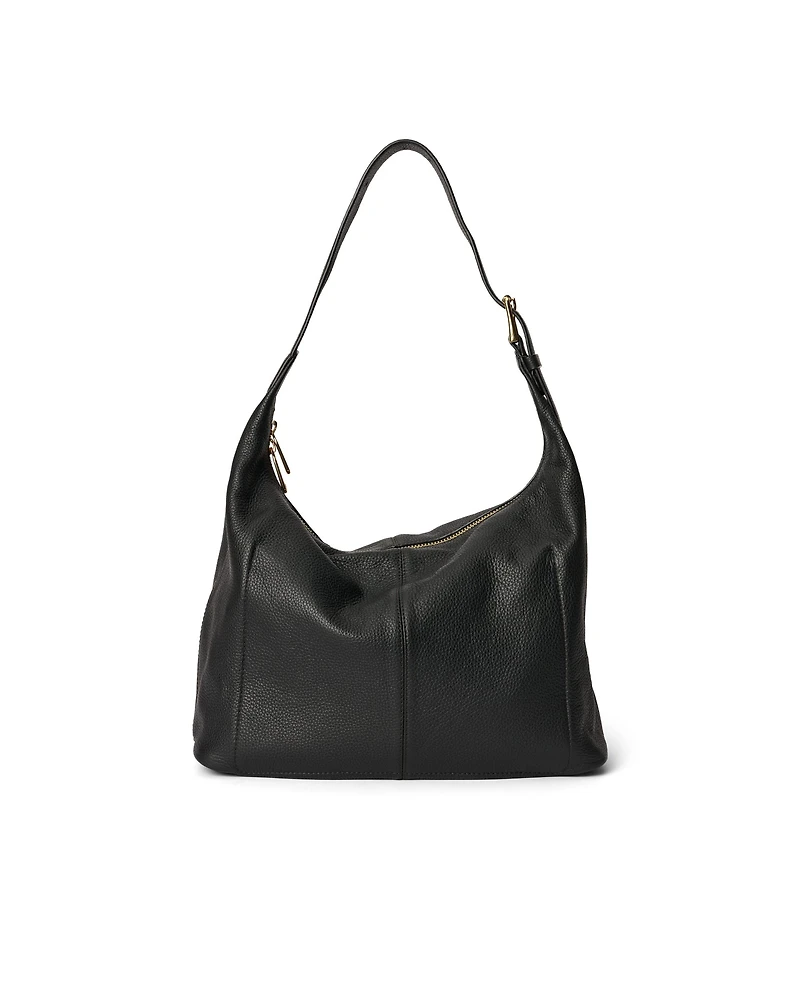 ECCO® Soft Pebbled Leather Medium Hobo Bag