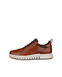 Men's ECCO® Gruuv Studio Leather Gore-Tex Hybrid Wingtip Derby Sneaker