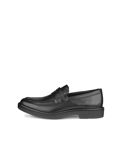 Men's ECCO® Metropole London Leather Moc-Toe Shoe