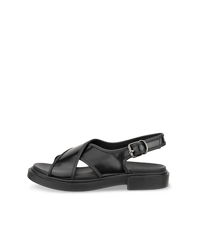 Women's ECCO® Metropole Seoul Leather Slingback Sandal
