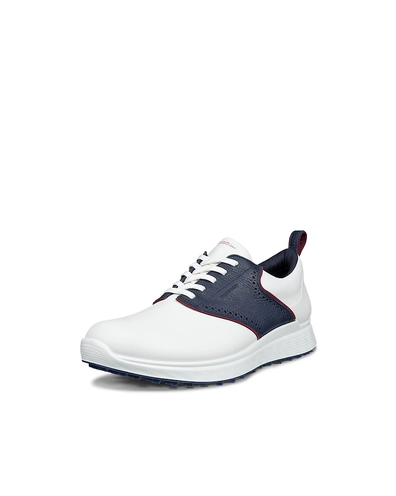 Men's ECCO® Golf S-Casual Leather Waterproof Golf Shoe