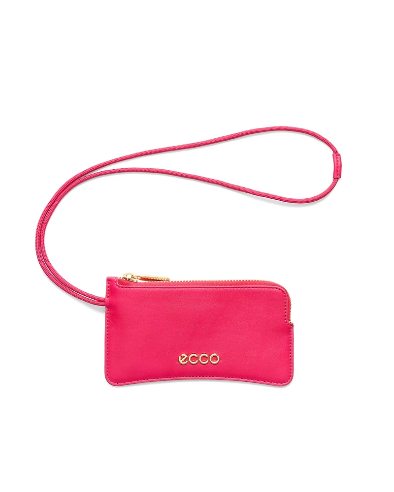 ECCO® Wristlet Soft Pebbled Leather Small Pouch Bag