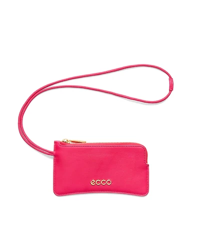 ECCO® Wristlet Soft Pebbled Leather Small Pouch Bag