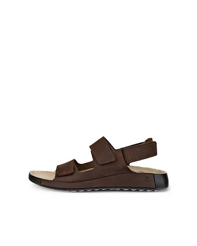 Men's ECCO® Cozmo Nubuck Two-Strap Sandal