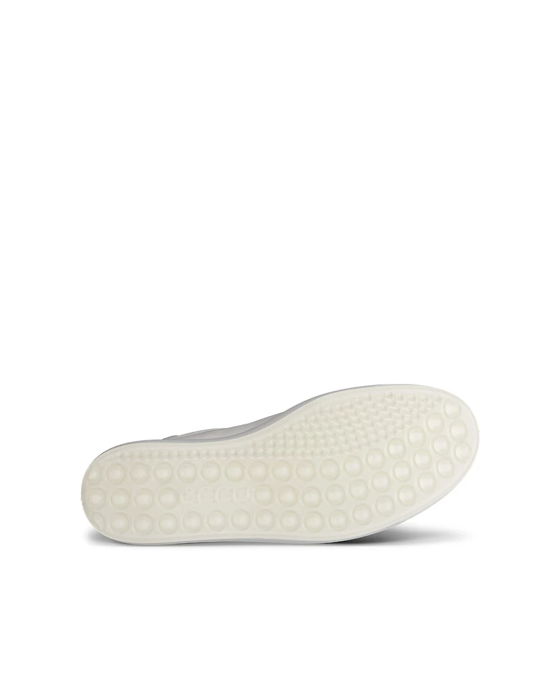 Women's ECCO® Soft 7 Leather Side-Zip Sneaker