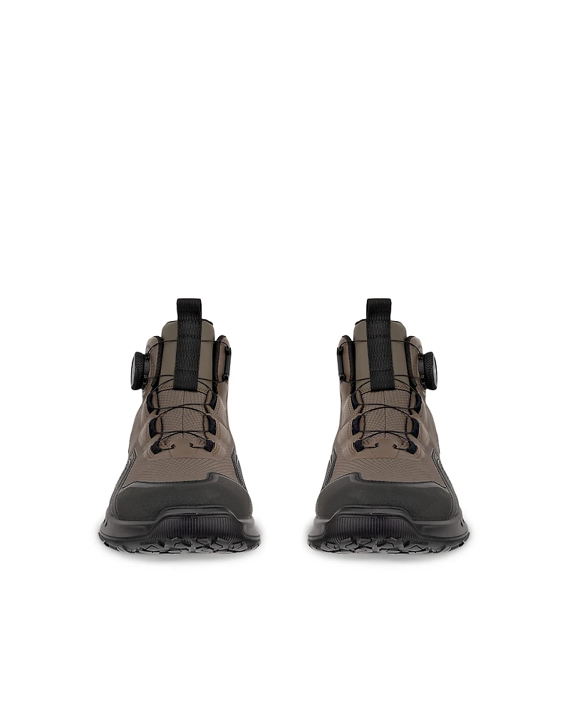 Men's ECCO® ULT-TRN Textile Waterproof Mid-Cut Boa Sneaker Boot