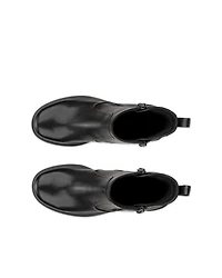 Women's ECCO® Metropole Seoul 45 Leather Heeled Mid-Cut Boot