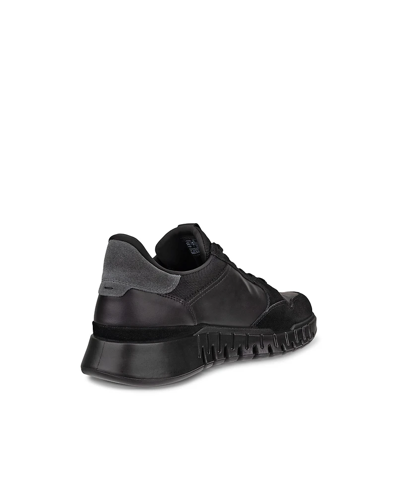 Men's ECCO® Gruuv Studio Leather Hybrid Wingtip Derby Sneaker