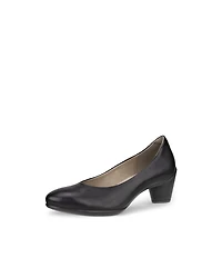 Women's ECCO® Sculptured 45 Leather Block-Heeled Pump