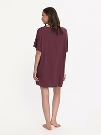 Lily Manches Courtes Chemise de nuit