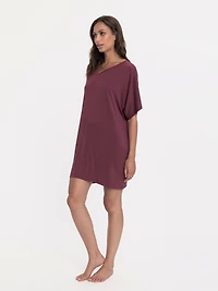 Lily Manches Courtes Chemise de nuit