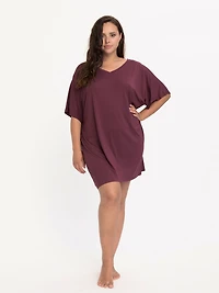 Lily Manches Courtes Chemise de nuit