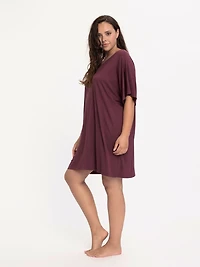 Lily Manches Courtes Chemise de nuit