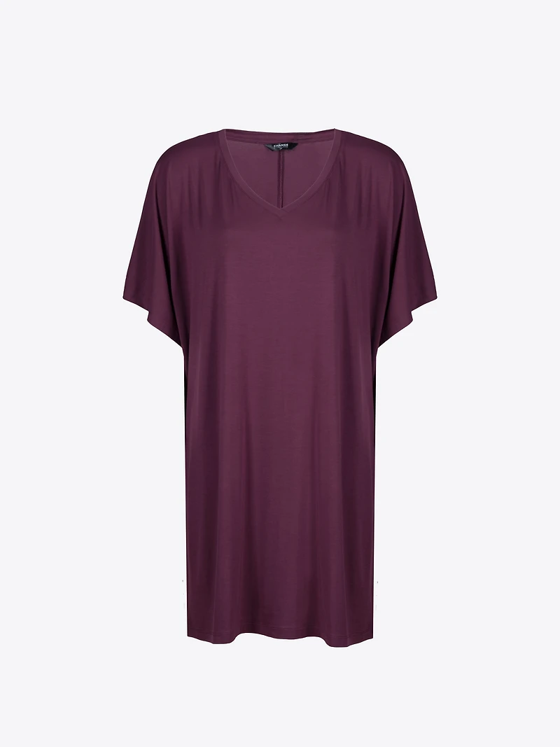 Lily Manches Courtes Chemise de nuit