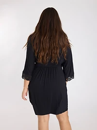 Lily Manches Longues Peignoir