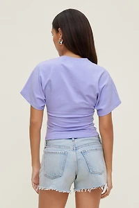 T-shirt Andrea en coton et spandex