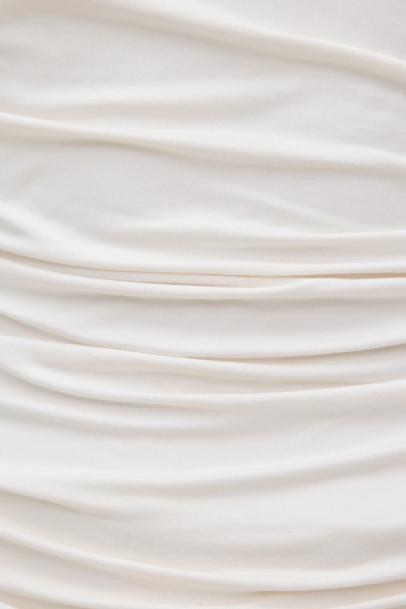 Draped Long Sleeve Top