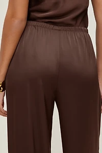 Leo Satin Wide Leg Pants